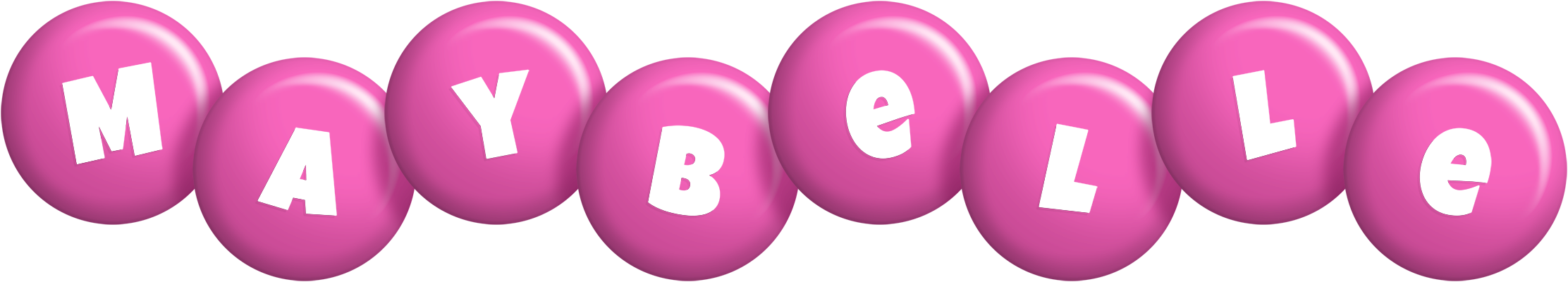 Maybelle candy-pink logo