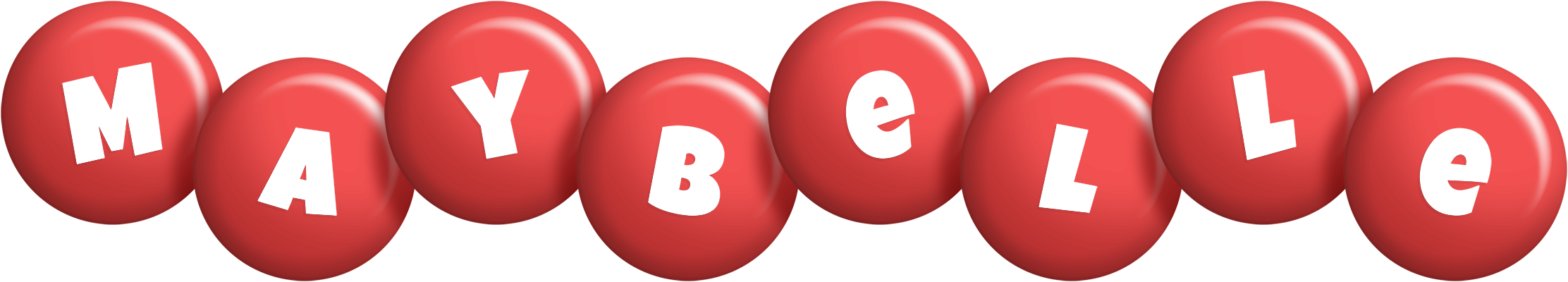 Maybelle candy-red logo
