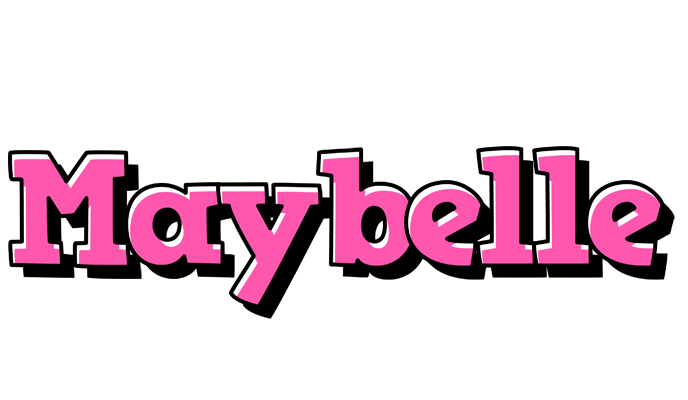 Maybelle girlish logo