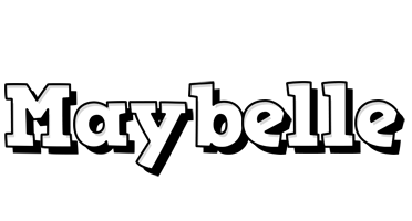 Maybelle snowing logo