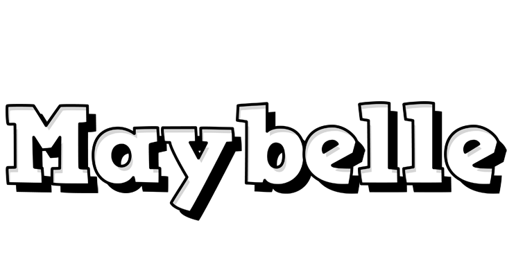 Maybelle snowing logo