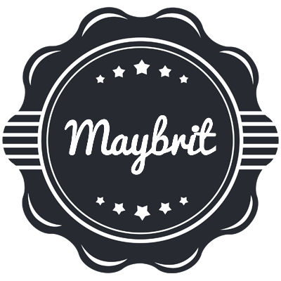 Maybrit badge logo