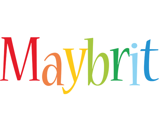 Maybrit birthday logo