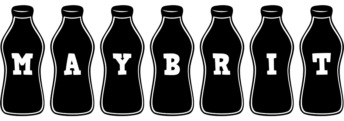 Maybrit bottle logo