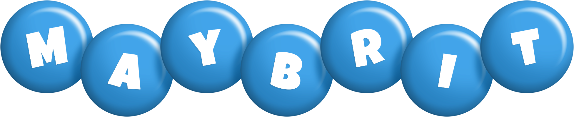 Maybrit candy-blue logo