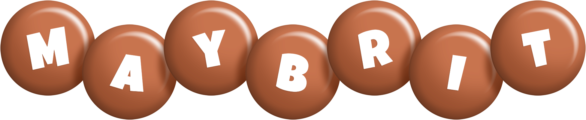 Maybrit candy-brown logo
