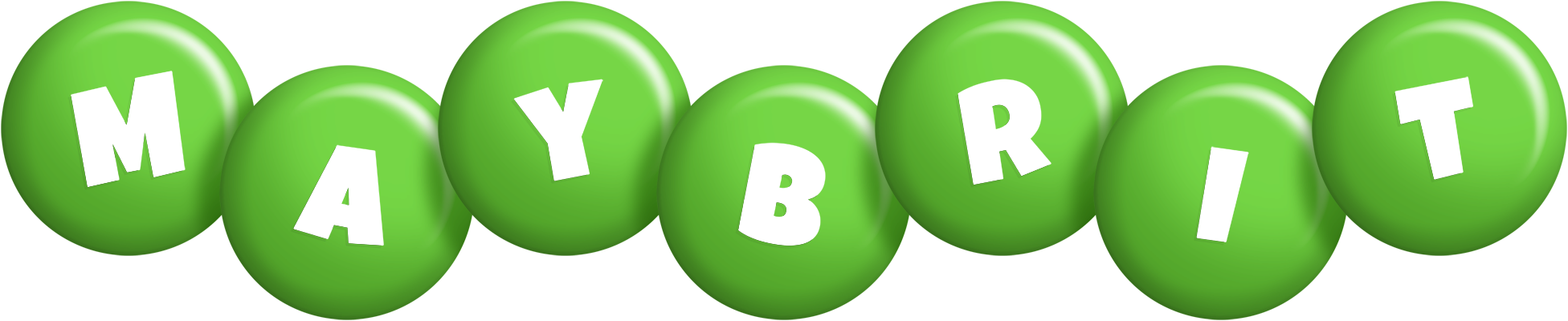 Maybrit candy-green logo