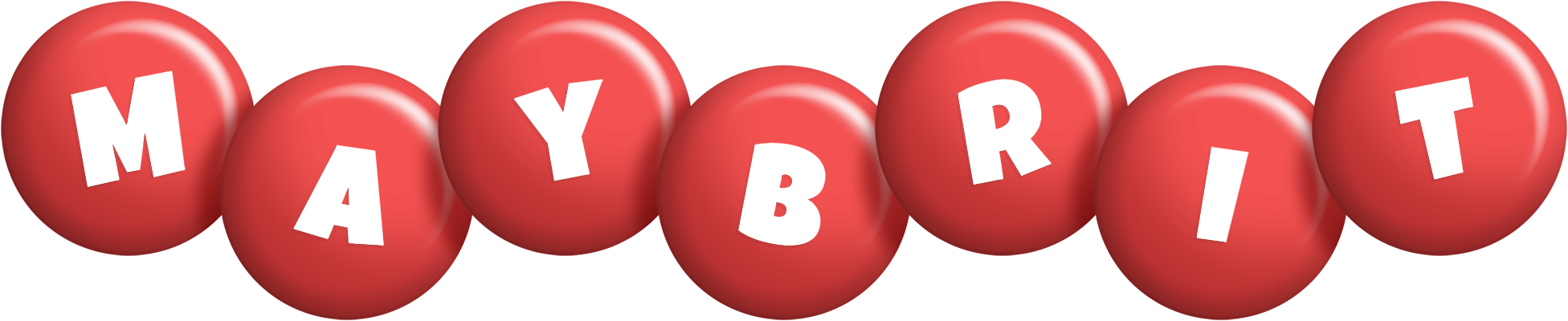 Maybrit candy-red logo
