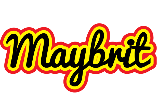 Maybrit flaming logo