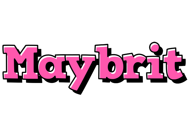 Maybrit girlish logo