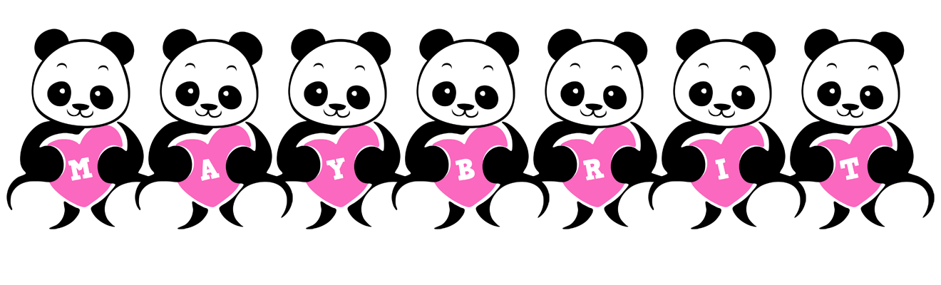Maybrit love-panda logo