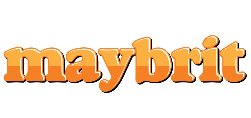 Maybrit orange logo