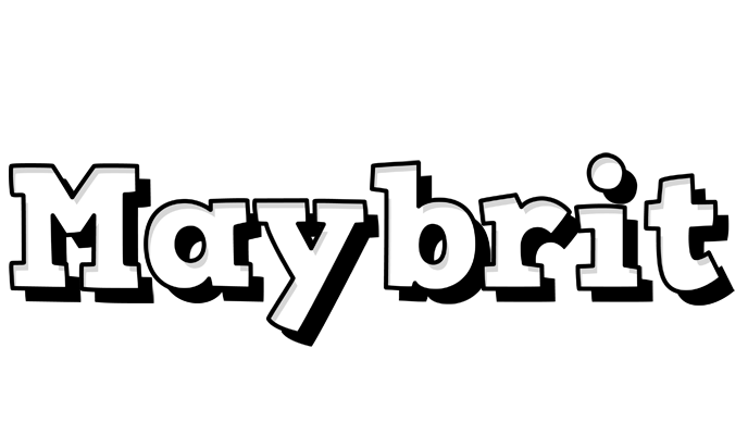 Maybrit snowing logo