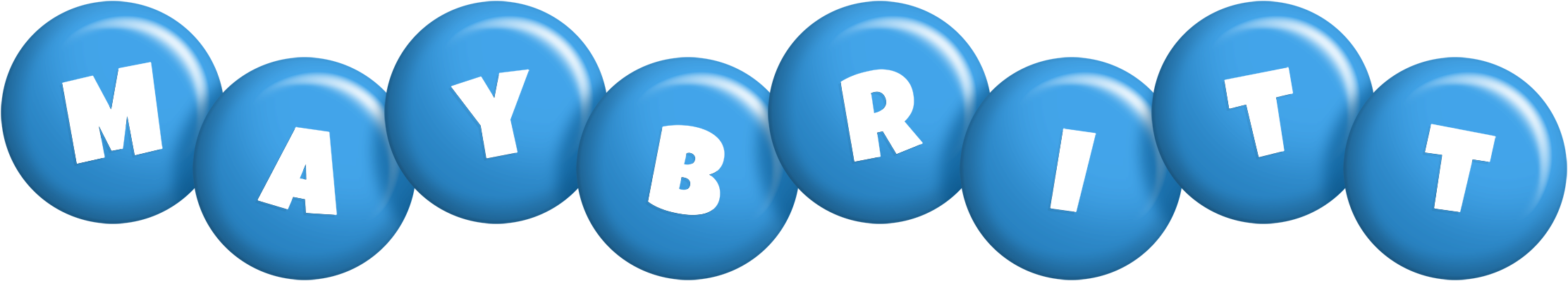 Maybritt candy-blue logo