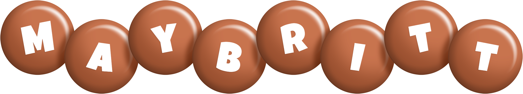 Maybritt candy-brown logo