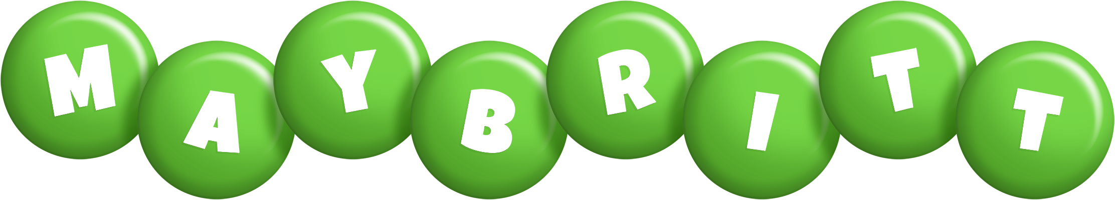 Maybritt candy-green logo