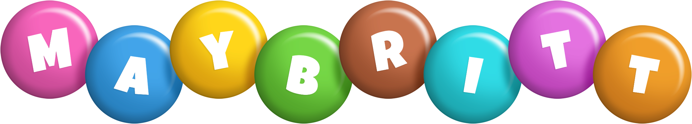 Maybritt candy logo