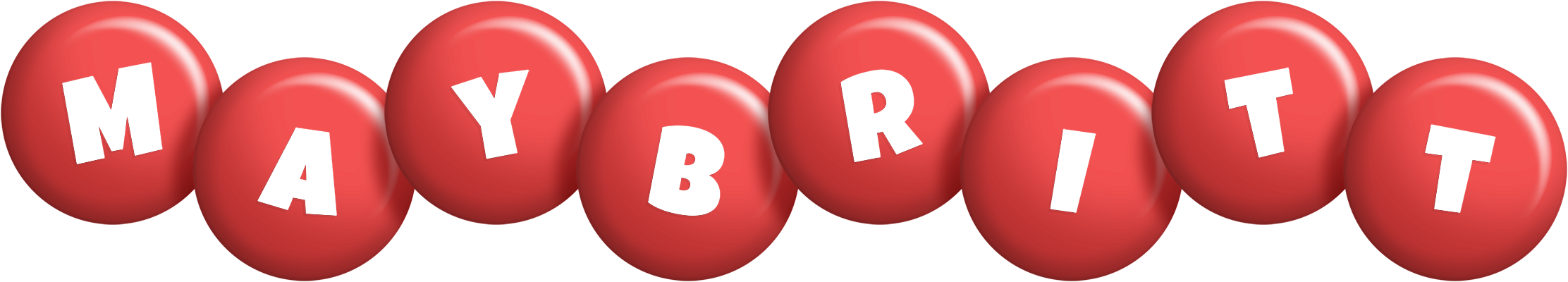 Maybritt candy-red logo