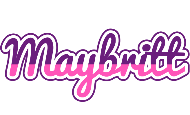Maybritt cheerful logo