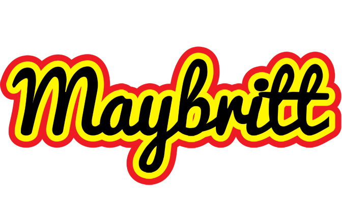 Maybritt flaming logo