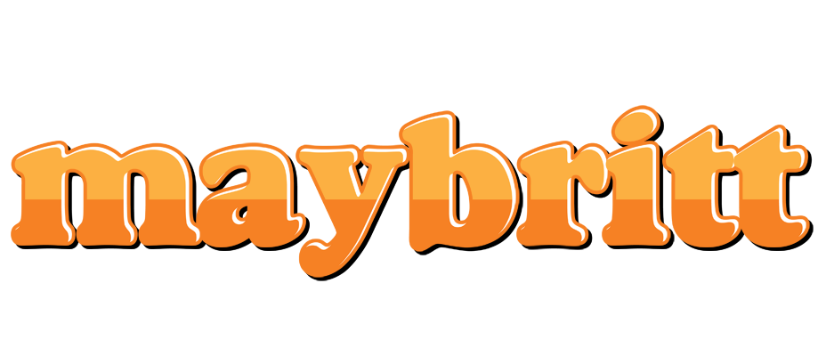 Maybritt orange logo