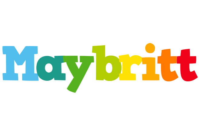 Maybritt rainbows logo
