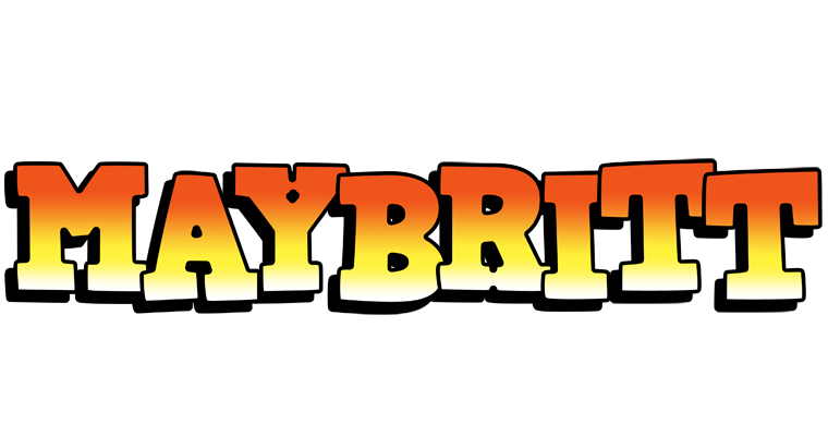 Maybritt sunset logo