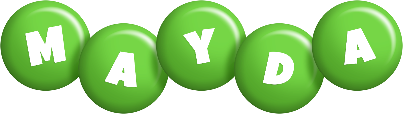 Mayda candy-green logo