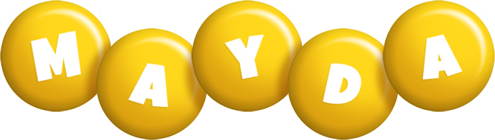 Mayda candy-yellow logo