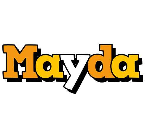 Mayda cartoon logo