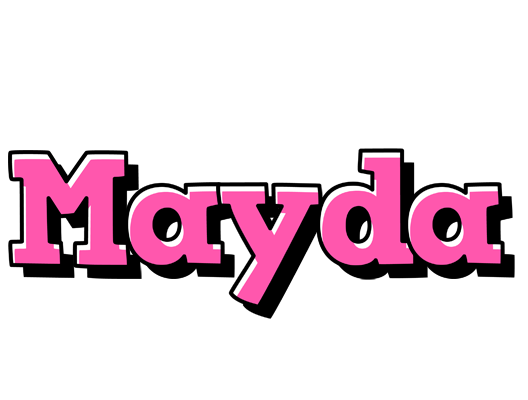 Mayda girlish logo