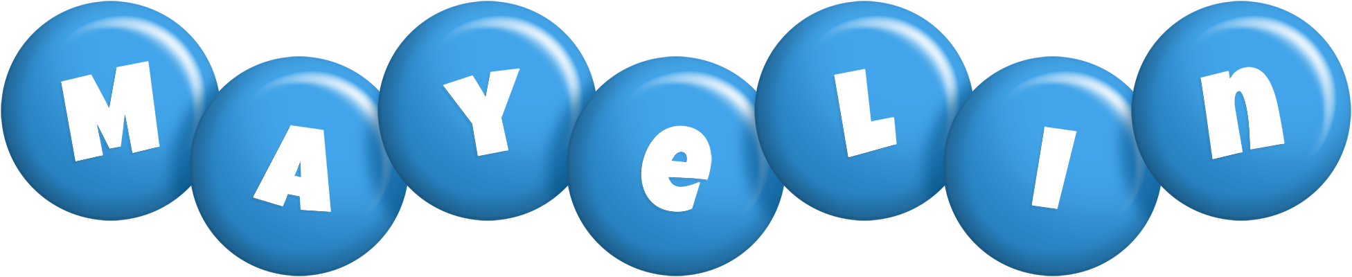 Mayelin candy-blue logo