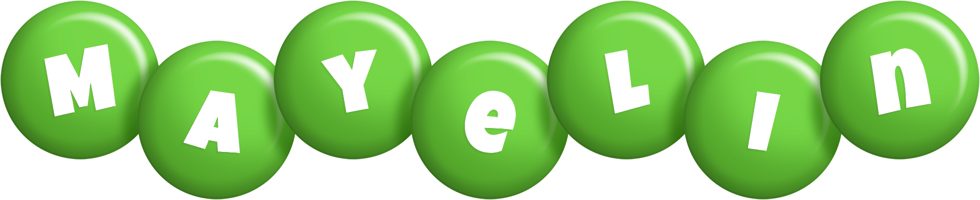 Mayelin candy-green logo