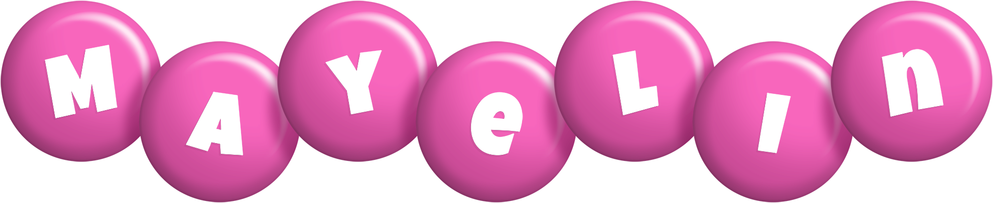 Mayelin candy-pink logo