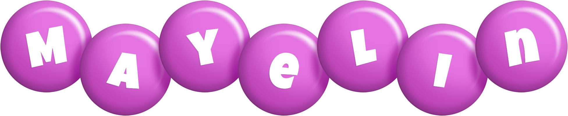 Mayelin candy-purple logo