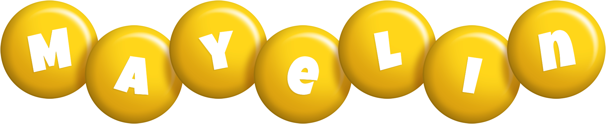 Mayelin candy-yellow logo