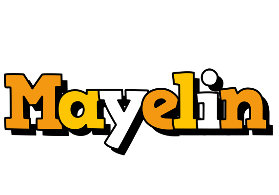 Mayelin cartoon logo