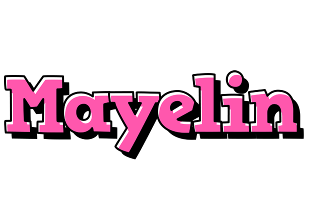 Mayelin girlish logo