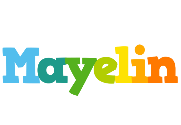 Mayelin rainbows logo