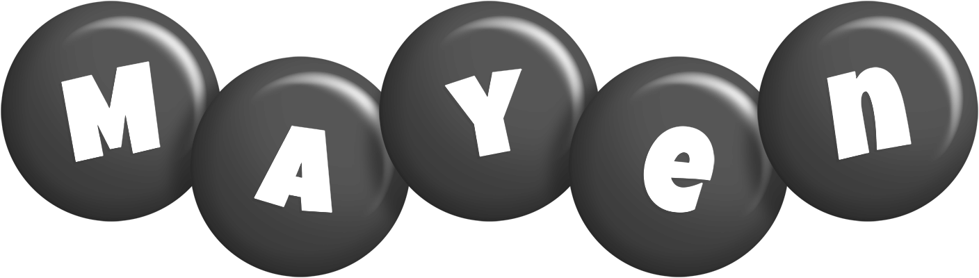 Mayen candy-black logo