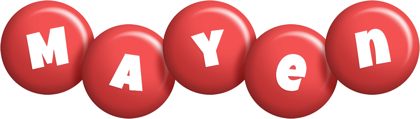 Mayen candy-red logo