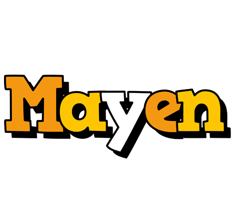 Mayen cartoon logo