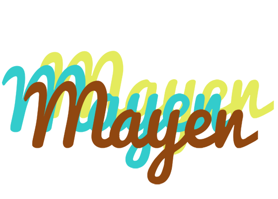 Mayen cupcake logo