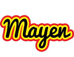 Mayen flaming logo