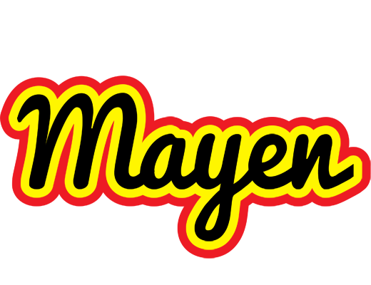 Mayen flaming logo