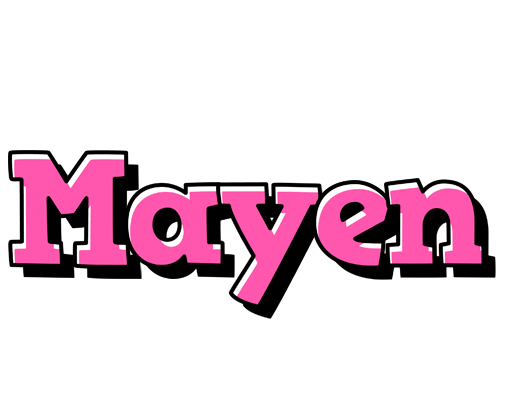 Mayen girlish logo