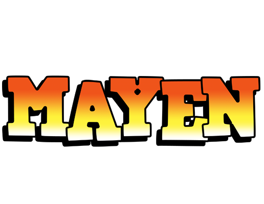 Mayen sunset logo