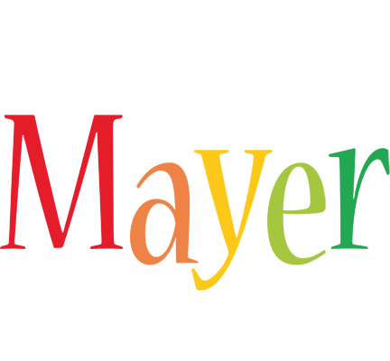 Mayer birthday logo