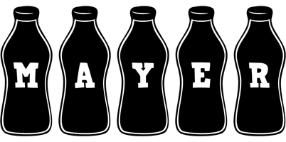 Mayer bottle logo
