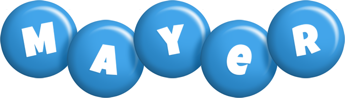 Mayer candy-blue logo